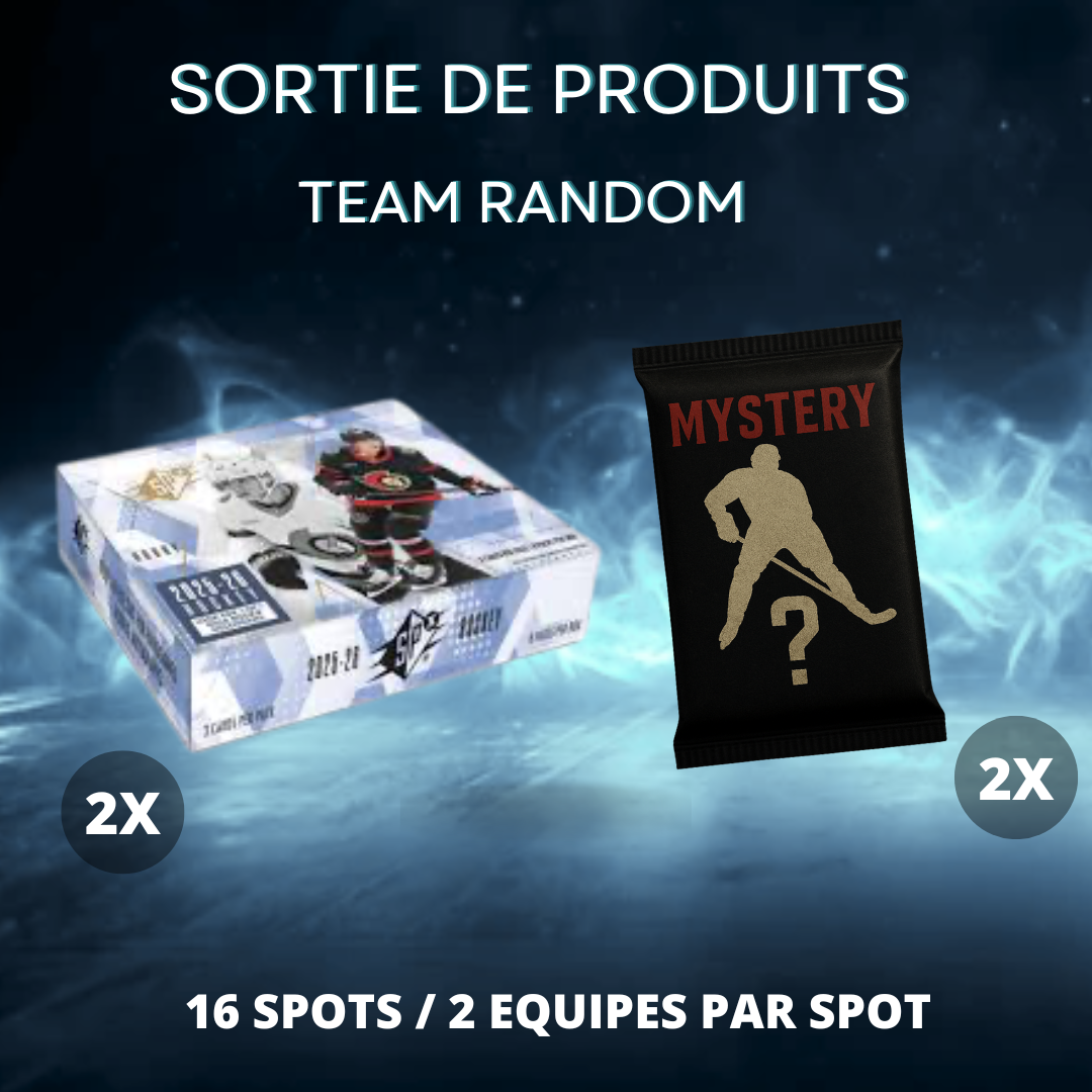 - TEAM RANDOM - #536 - 16 SPOTS (SORTIE DE PRODUITS)